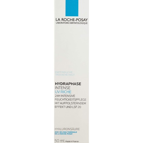 لا روش بوزيه هيدرافيز مرطب مركز بحمض الهيالورونيك بمعامل حماية ٢٠+ | ٥٠ مل